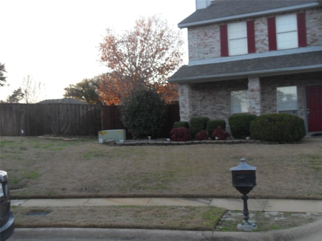 exterior space with fence