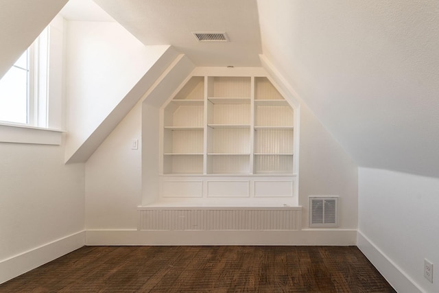 704 Glade Park Ct, Azle, TX 76020 - additional living space featuring built in shelves and lofted ceiling