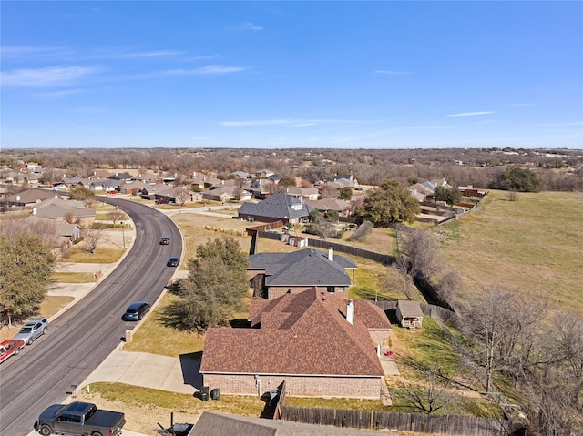 214 Willow Creek Dr, Weatherford, TX 76085 - birds eye view of property with a residential view