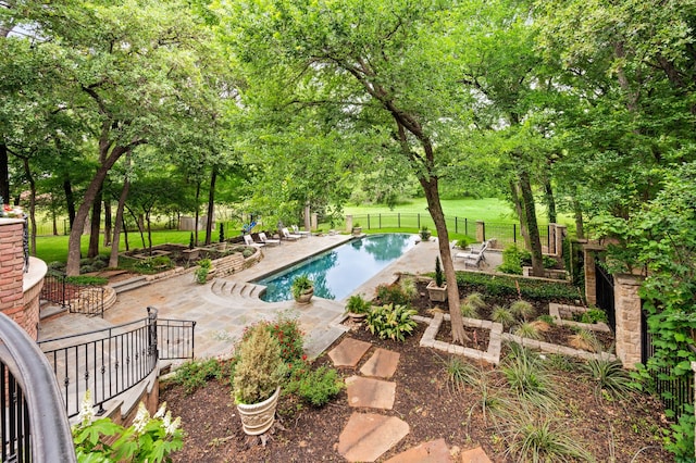 900 Kingsbury Way, Southlake, TX 76092 - view of pool featuring a patio area and view of scattered trees