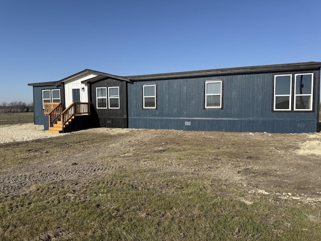 view of manufactured / mobile home