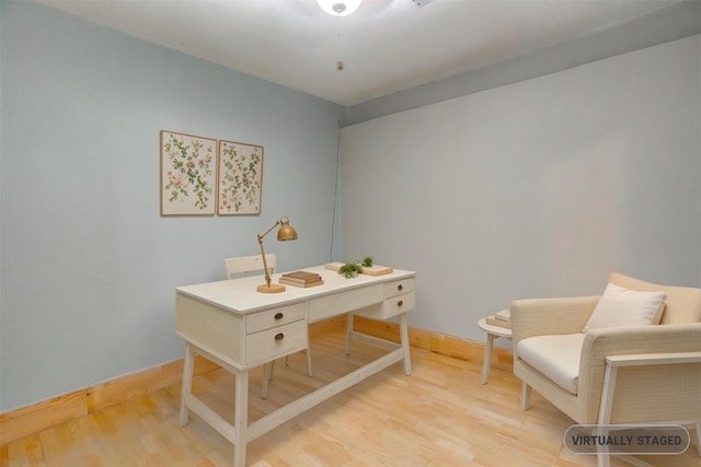 2013 Proctor Dr, Grand Prairie, TX 75051 - home office with wood finished floors