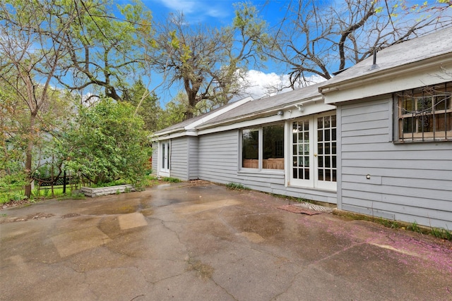 exterior space with a patio