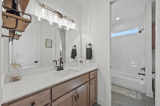 1024 Todd St, Caddo Mills, TX 75135 - bathroom featuring shower / bath combination and vanity