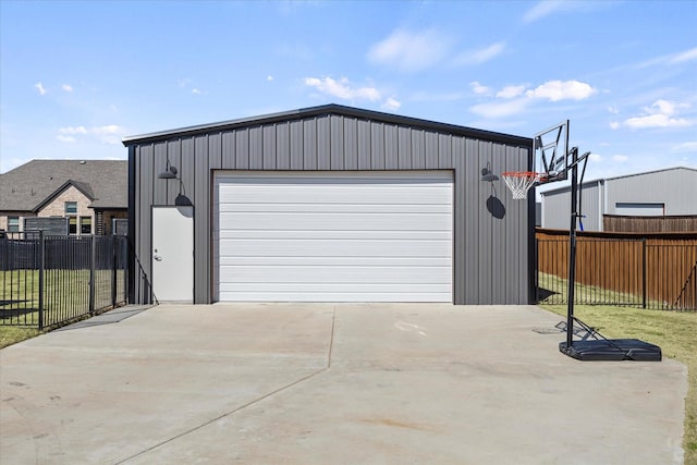1024 Todd St, Caddo Mills, TX 75135 - detached garage featuring fence