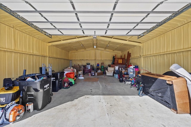 1024 Todd St, Caddo Mills, TX 75135 - garage featuring metal wall