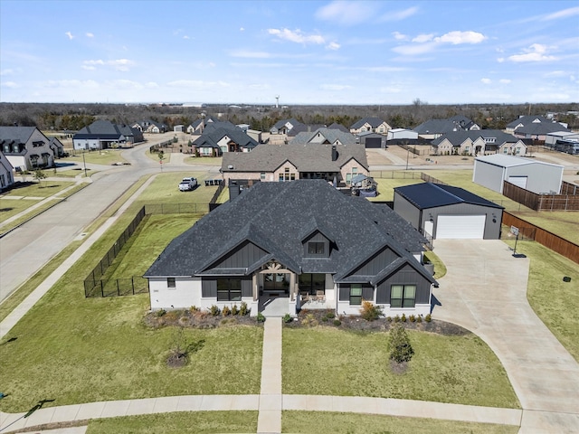 1024 Todd St, Caddo Mills, TX 75135 - drone / aerial view with a residential view