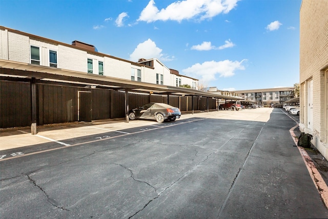 view of street with a residential view