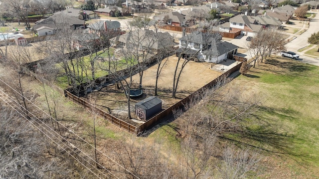 birds eye view of property featuring a residential view