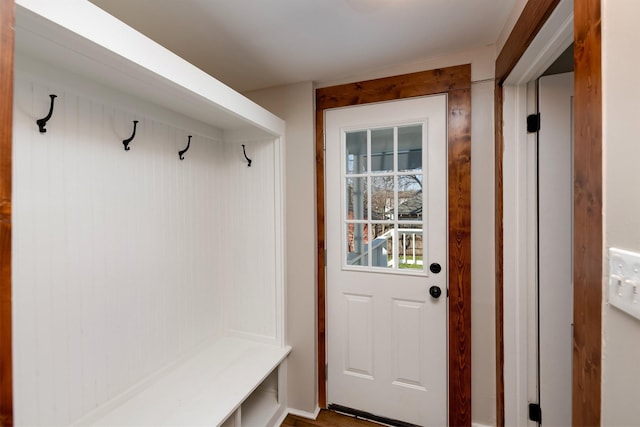 view of mudroom