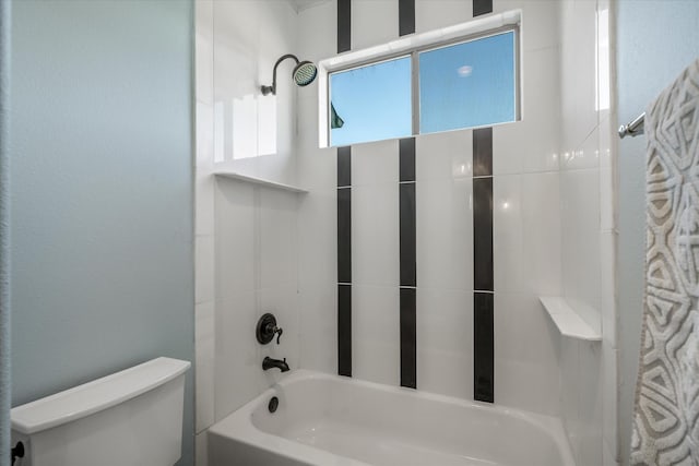885 Vz County Road 2513, Canton, TX 75103 - bathroom featuring toilet and shower / washtub combination