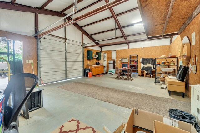 2113 Vz County Road 3710, Edgewood, TX 75117 - dining space featuring ceiling fan, light colored carpet, and attic access