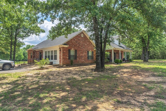 2113 Vz County Road 3710, Edgewood, TX 75117 - aerial view of property and surrounding area featuring property boundaries highlighted