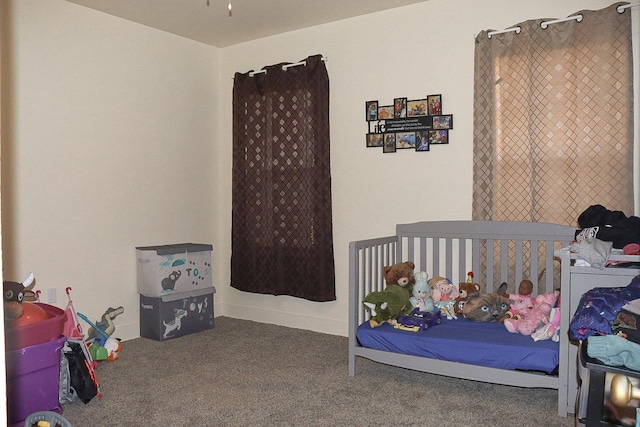 bedroom featuring carpet flooring