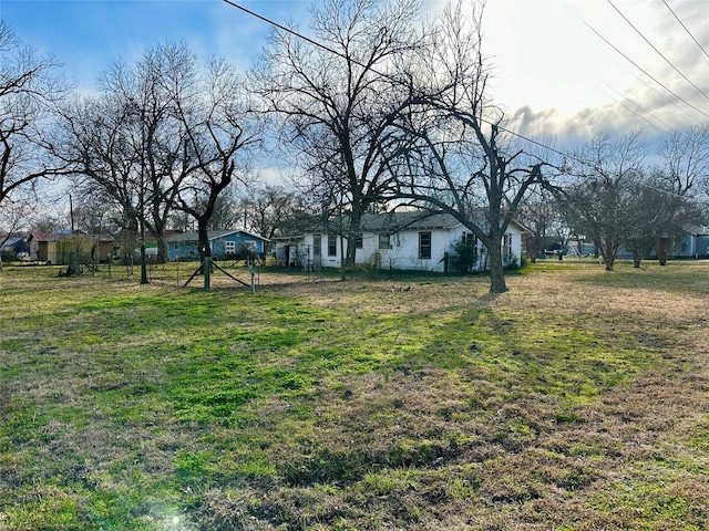 view of yard