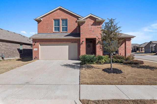 entrance to property with brick siding