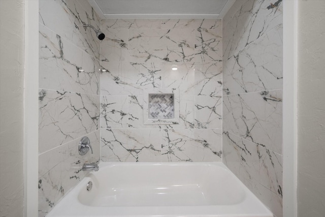 bathroom featuring shower / bathtub combination