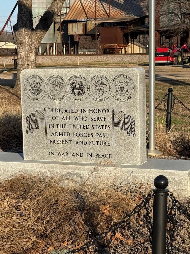 view of community / neighborhood sign