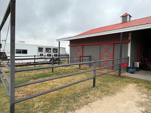 view of stable