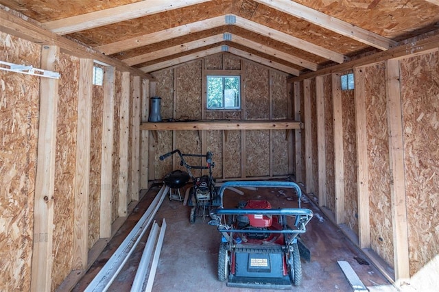 storage with a garage