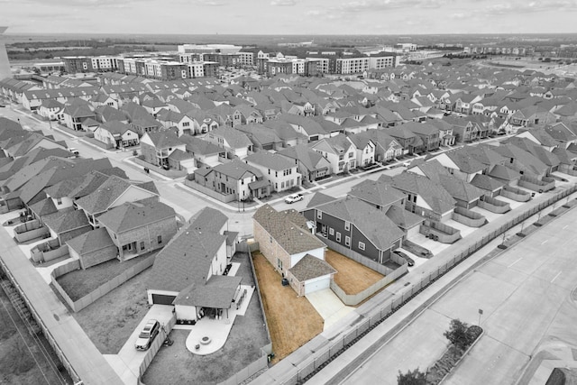 birds eye view of property featuring a residential view