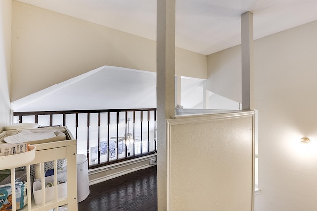 interior space with wood finished floors