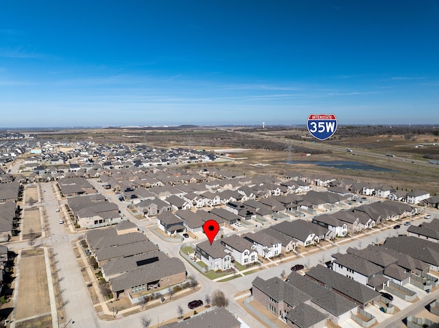 drone / aerial view featuring a residential view