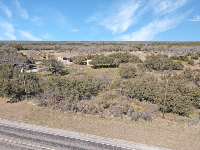 view of landscape featuring a rural view