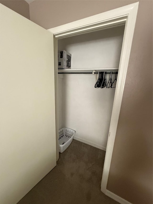 view of closet