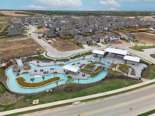 bird's eye view featuring a residential view