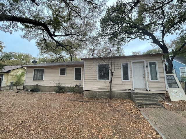 view of front of home