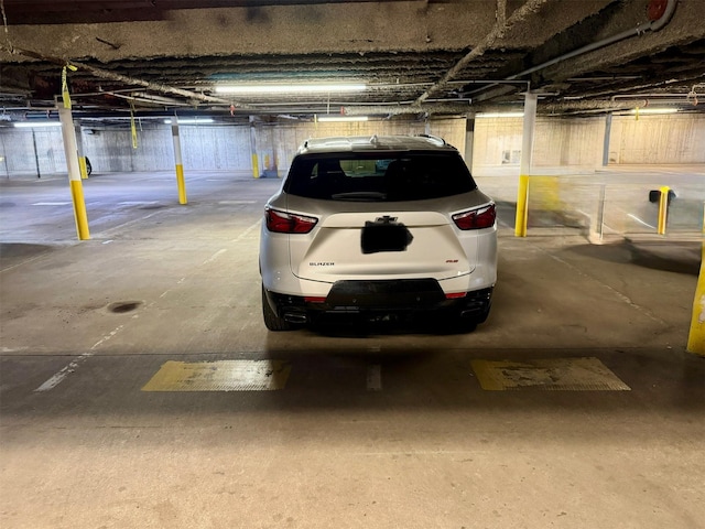 view of parking deck