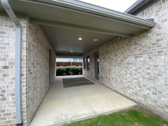 view of patio