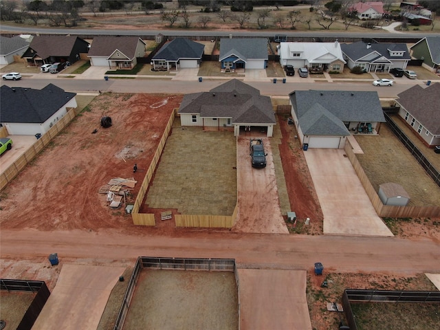 birds eye view of property featuring a residential view