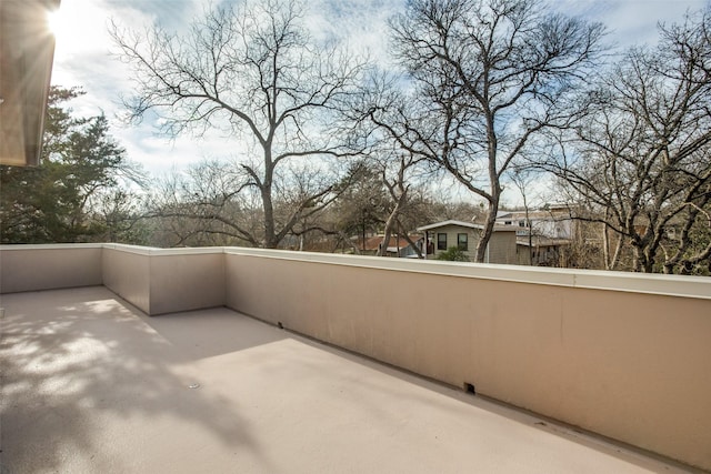 balcony with a patio