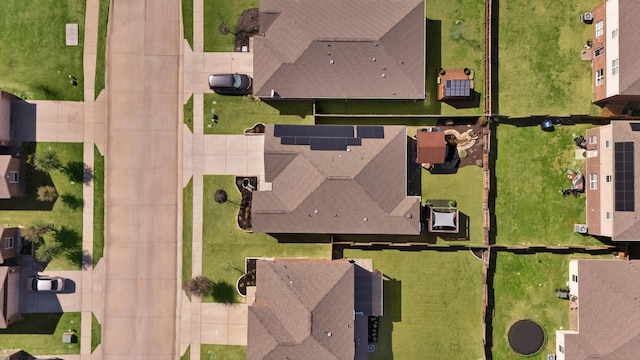 drone / aerial view featuring a residential view