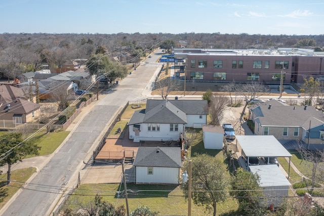 drone / aerial view featuring a residential view