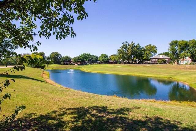 view of water feature