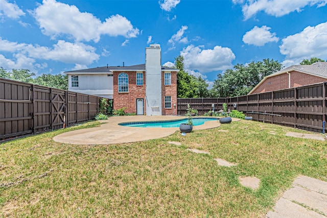 1542 Home Park Dr, Allen, TX 75002 - view of swimming pool with a patio area