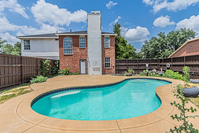 1542 Home Park Dr, Allen, TX 75002 - view of pool featuring a fenced backyard and a patio area