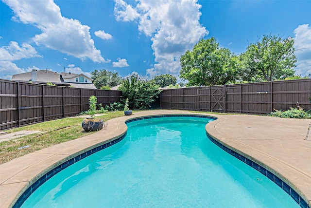 1542 Home Park Dr, Allen, TX 75002 - view of pool featuring a fenced backyard and a patio area