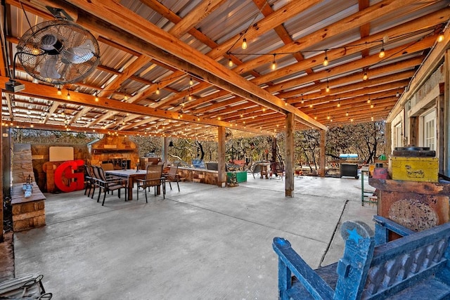 view of patio / terrace featuring outdoor dining space