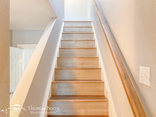 view of stairs