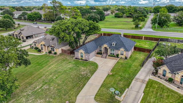 drone / aerial view featuring a residential view