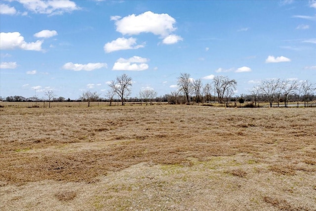 view of landscape featuring a rural view