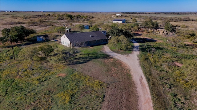 bird's eye view featuring a rural view