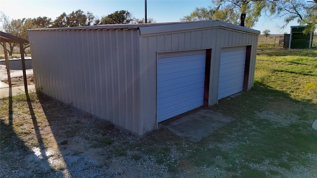 view of outbuilding featuring an outdoor structure