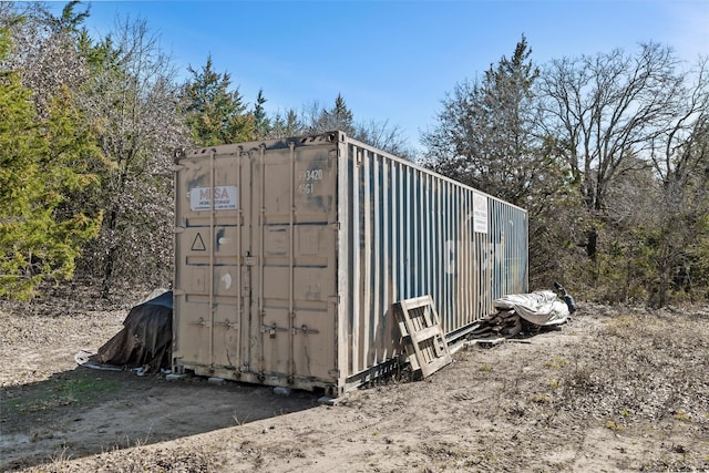 view of outdoor structure