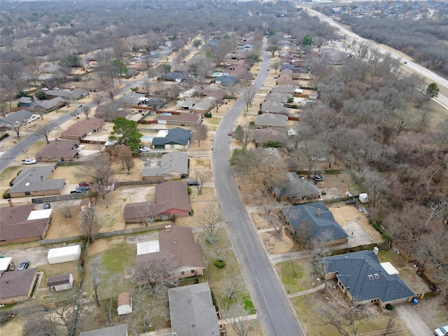 drone / aerial view featuring a residential view