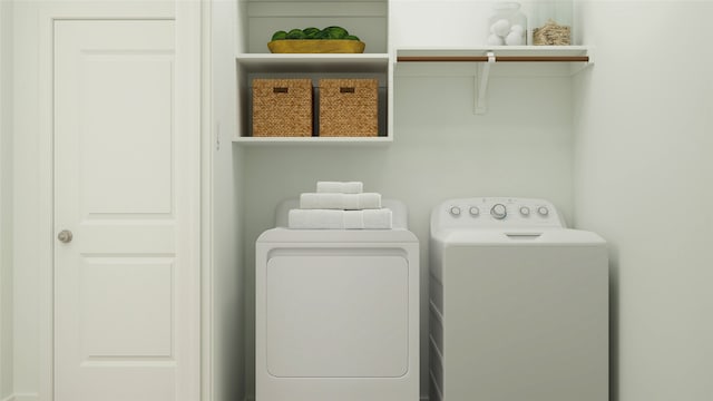 laundry area featuring laundry area and independent washer and dryer